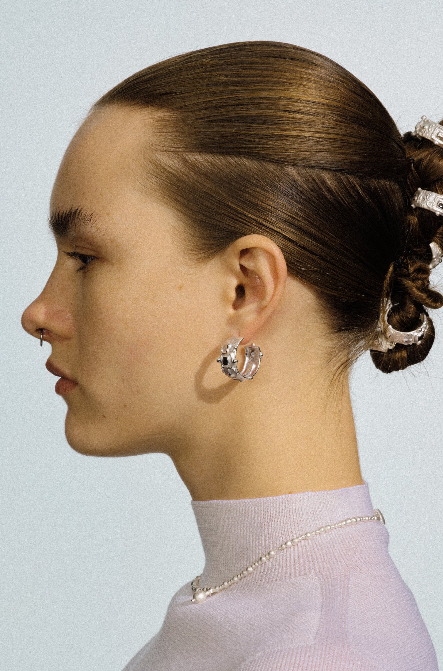 Gone with the Wind . Arched Blur Earring