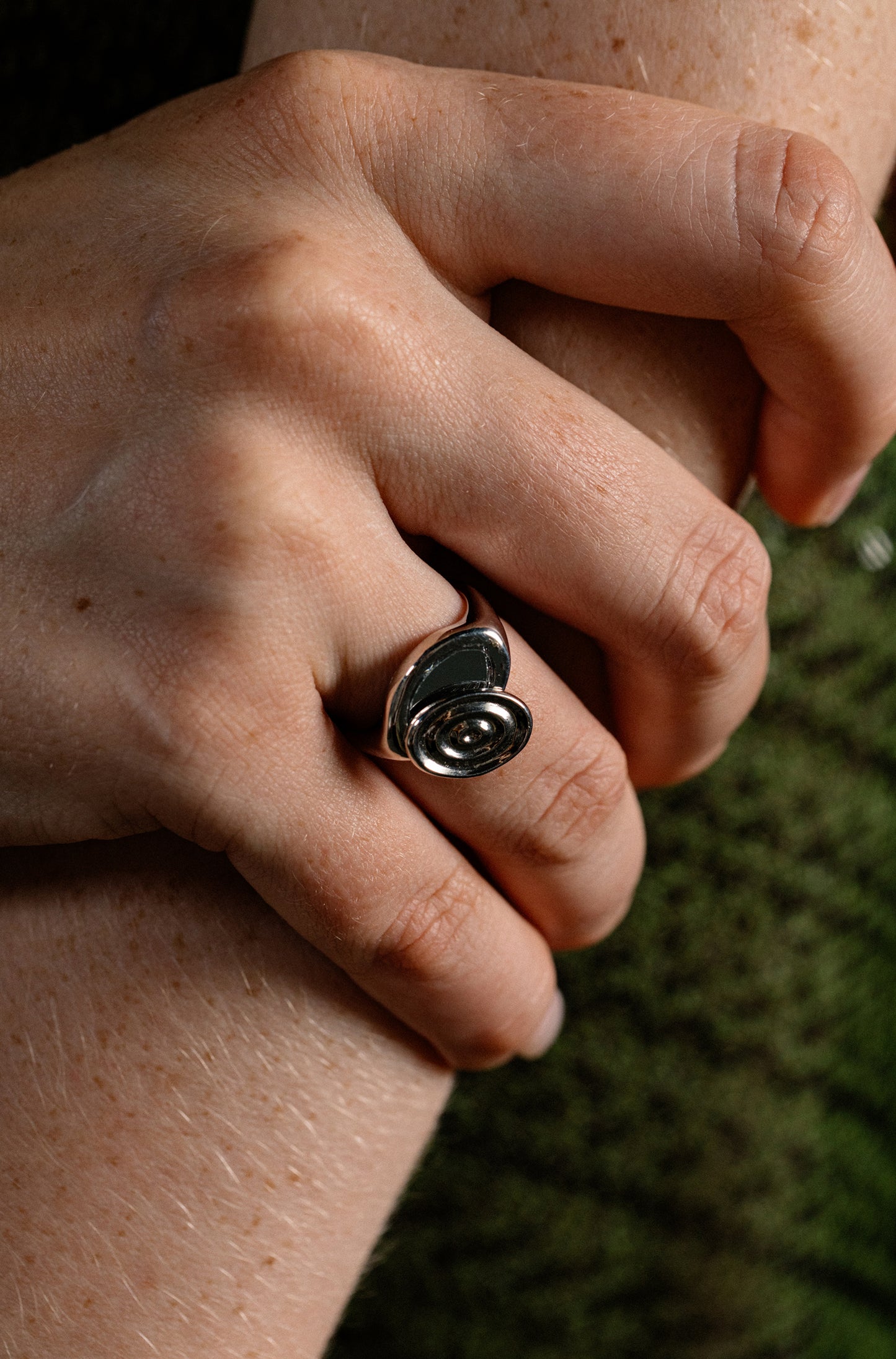 Reflection of Narcissism . 'Lake Reflection' Ring