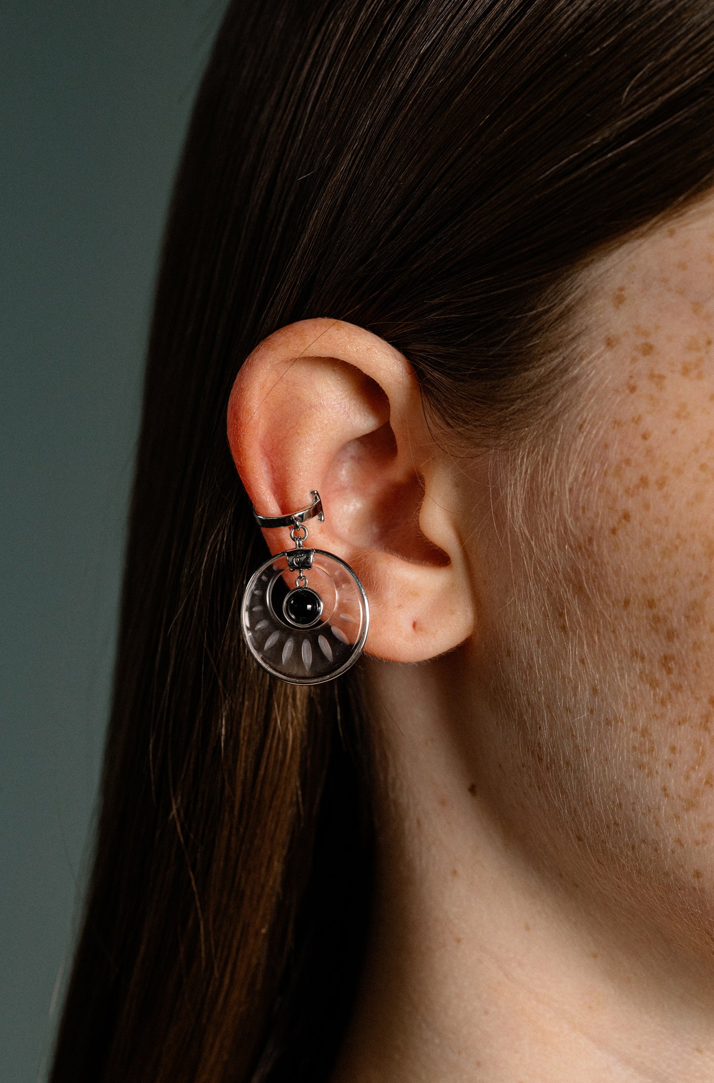 Reflection of Narcissism . 'Truth' Ear Bone clip