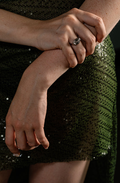 Reflection of Narcissism . 'Lake Reflection' Ring