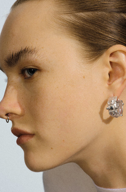 Gone with the Wind . Arched Blur Earring