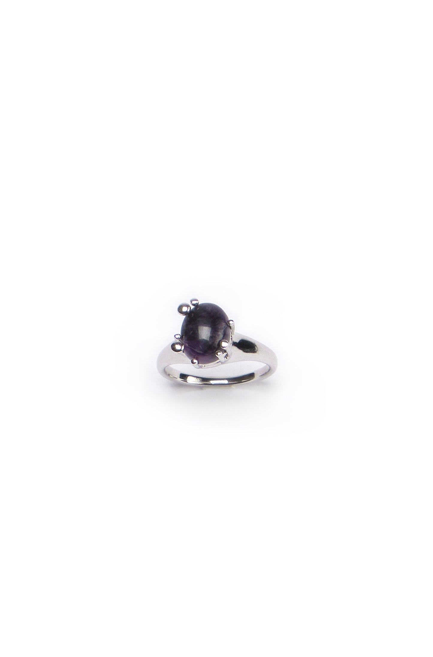 Over the Town . Cluster gemstone ring