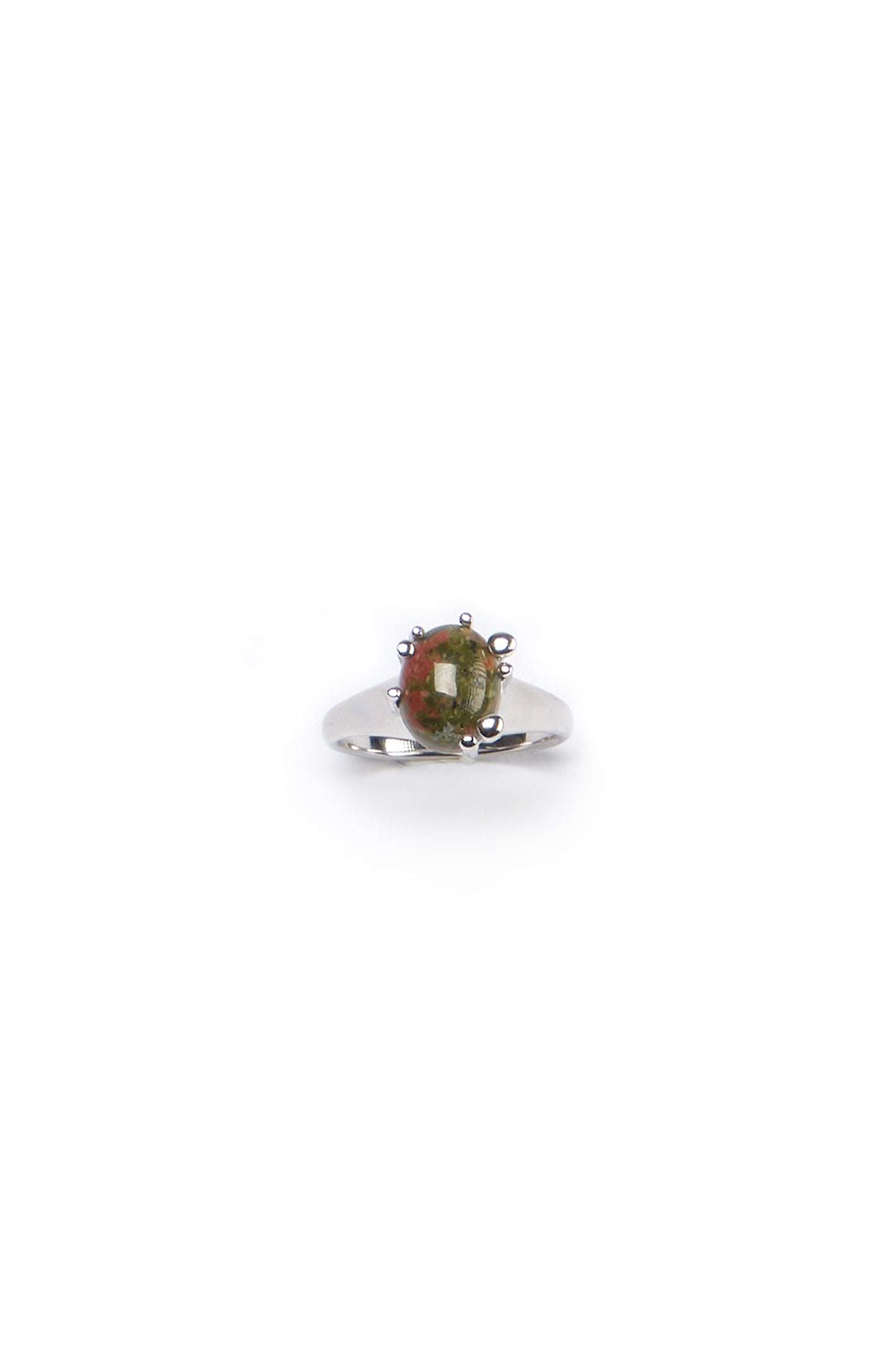 Over the Town . Cluster gemstone ring