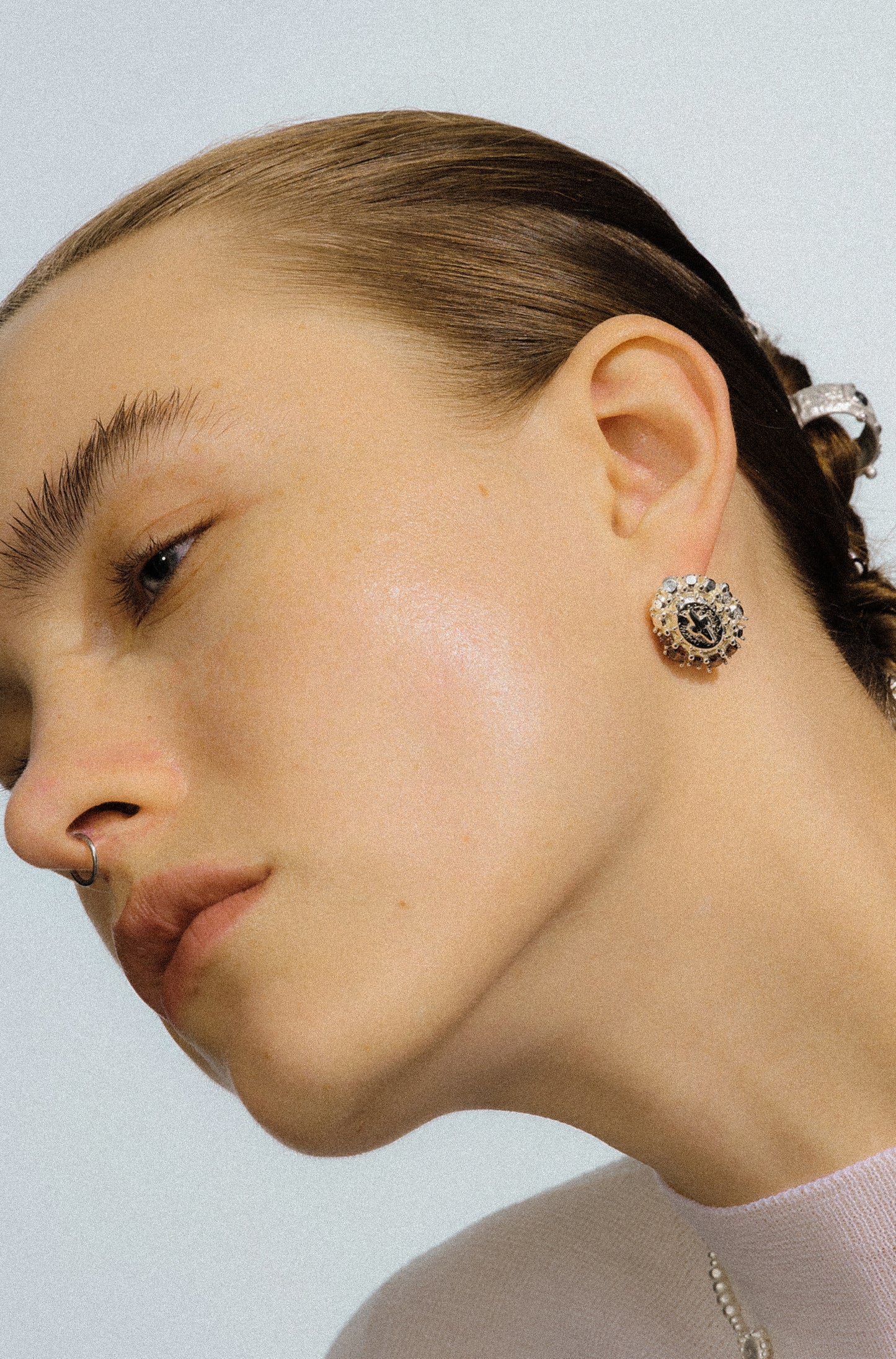 Gone with the Wind . Ring Stone Earring