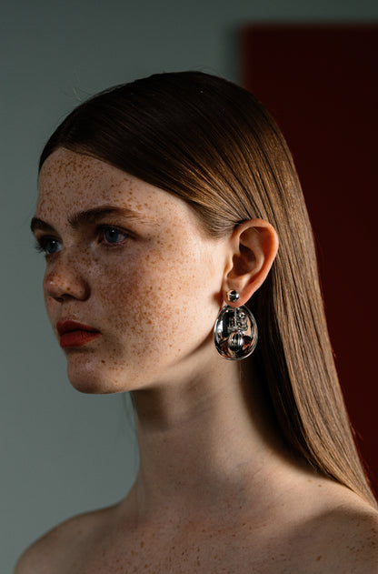 Reflection of Narcissism . 'Self-Reflection' Earring